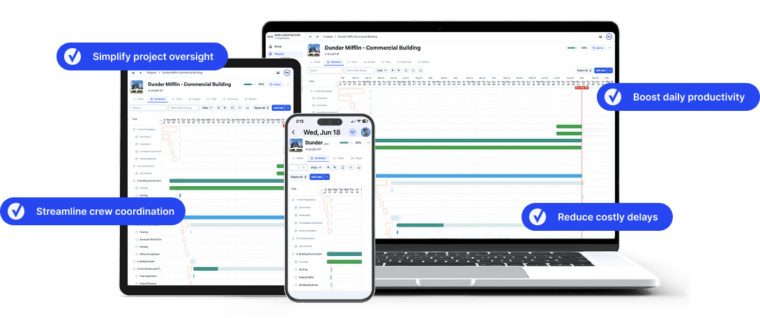 CrewView on desktop, tablet, and mobile