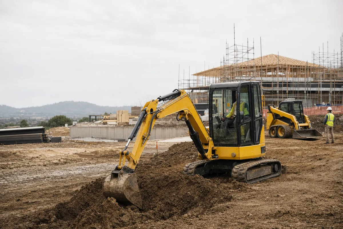 Construction equipment managed with preventive maintenance software